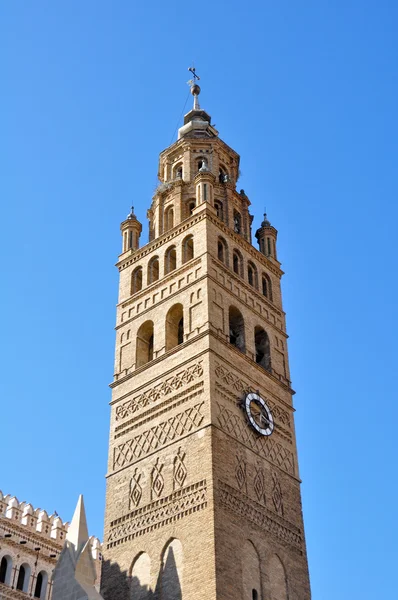 Torre da Catedral de Tarazona (Espanha ) — Fotografia de Stock