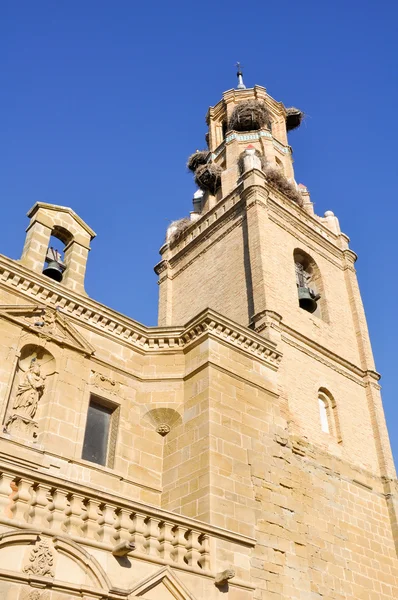 Kerk van santa maria, ejea de los caballeros, Spanje — Stockfoto