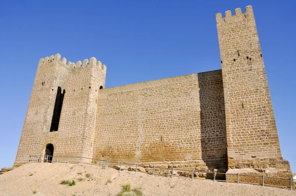 Sadaba zamek, Saragossa (Hiszpania) — Zdjęcie stockowe