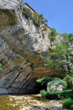 Natural arch of Puentedey, Burgos (Spain) clipart