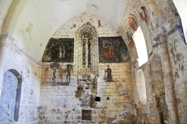 Ruinerna av ribera kyrka, Baskien — Stockfoto