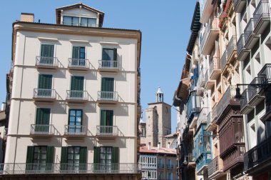 Downtown of Pamplona, (Spain) clipart