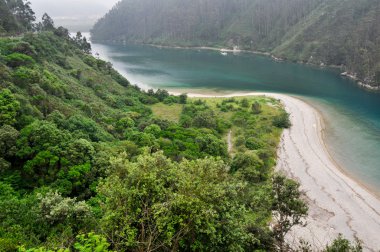 Tina Mayor estuary, between Asturias and Cantabria (Spain) clipart