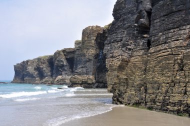 The Beach of the Cathedrals, Galicia (Spain) clipart