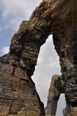 The Beach of the Cathedrals, Galicia (Spain) clipart