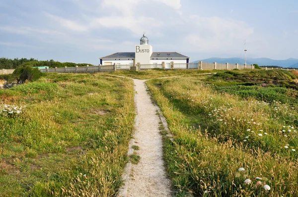Lighthouse at Cape Busto , Asturias (Spain) — Stock Photo, Image