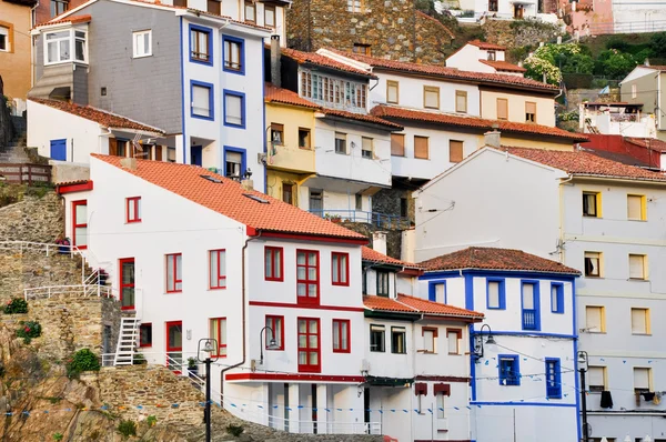 Cudillero, Asturias渔村(西班牙)) — 图库照片