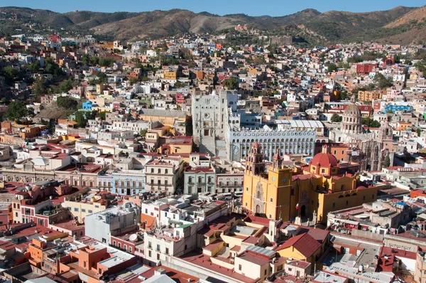 Guanajuato z el pipila památník, Mexiko — Stock fotografie