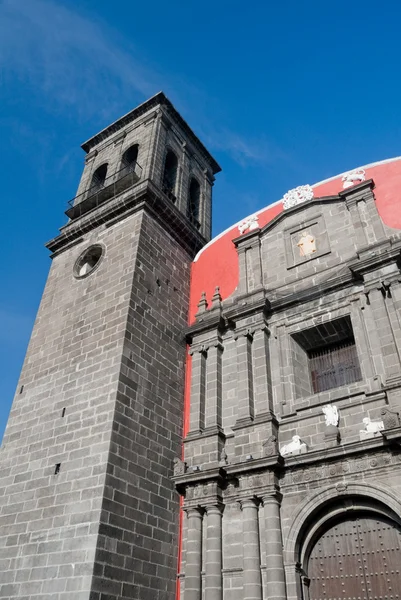 Church of Santo Domingo, Puebla Mexico — Stock Photo, Image