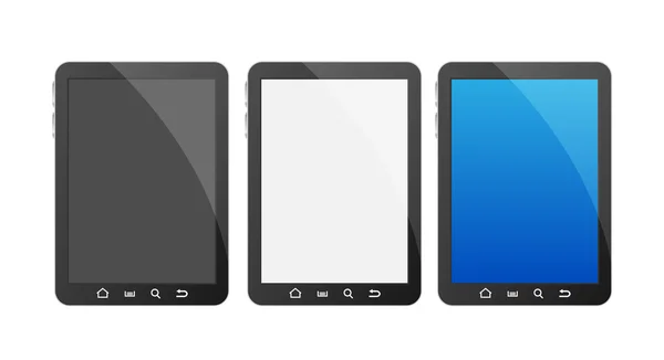 Tablet mit variabler Bildschirmfarbe — Stockvektor