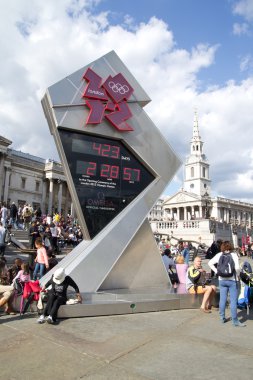 2012 Olympic Countdown Clock clipart