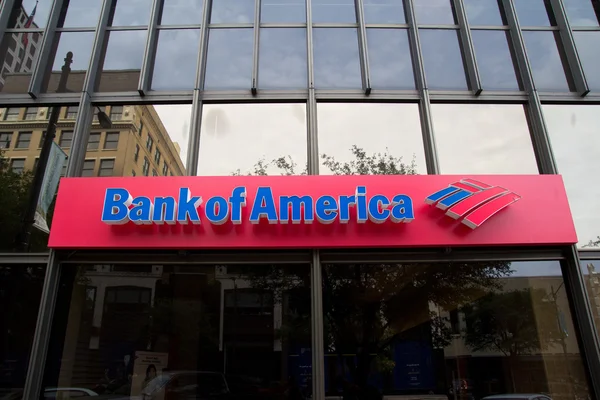 Banco da América — Fotografia de Stock