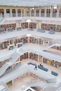 Stuttgart Ciy Library clipart