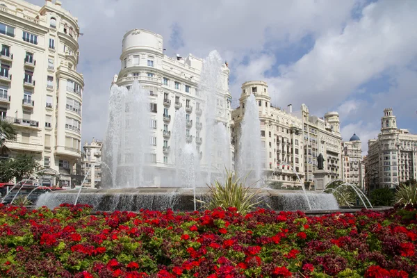 Valencia фонтан — стокове фото
