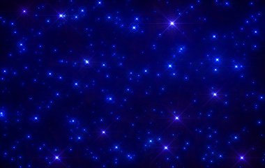 Glitter Star Space Background clipart