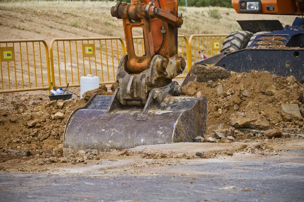 Dettaglio escavatore — Foto Stock