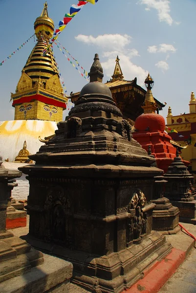 Swaymabhunath Tapınağı (maymun Tapınağı) Katmandu, nepal — Stok fotoğraf