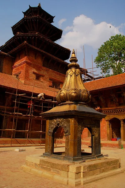 The courtyard Mul Chowk in Patan, Nepal — Stock Photo, Image