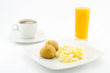 Ecuadorian breakfast clipart