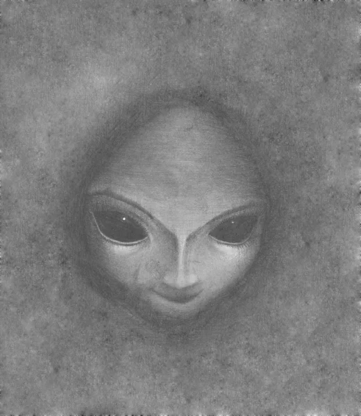 Alien face — Stock Photo, Image