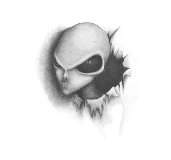 Evil Alien — Stock Photo, Image