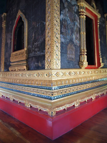 Finestra di tempio tailandese — Foto Stock