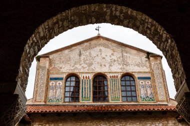 Murals of the Euphrasian Church in Porec, Croatia clipart