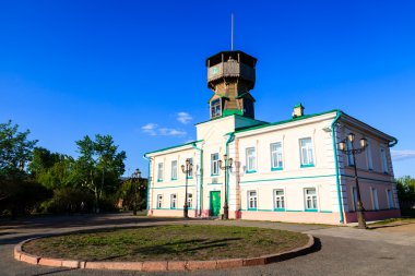 Museum of History on the Hill in the City of Tomsk, Russia clipart