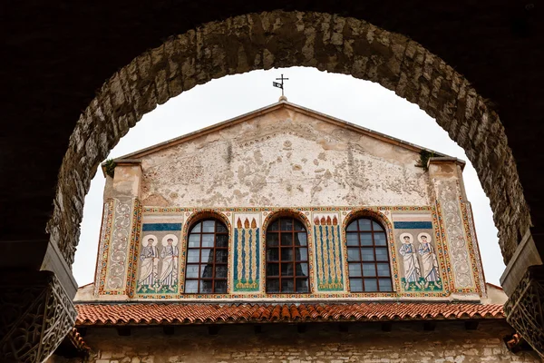 Murales della Chiesa Eufrasiana di Parenzo, Croazia — Foto Stock