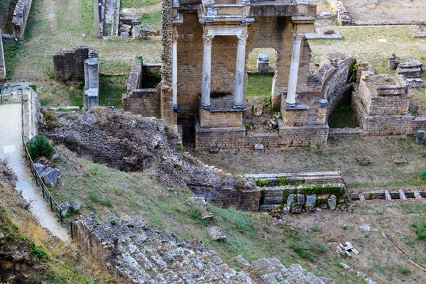 古罗马剧院的托斯卡纳，意大利沃尔泰拉 — 图库照片