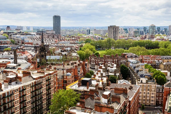 stock image Aerial View from Westminster Cathedral on Roofs and Houses of Lo