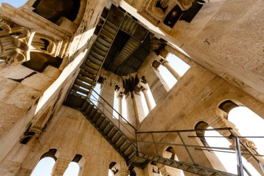 içinde çan kulesi saint duje Katedrali Split, Hırvatistan