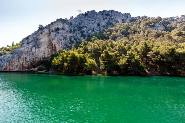 Nationalparken krka och floden krka nära staden skradin, Kroatien — Stockfoto