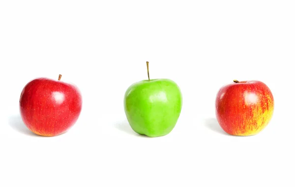 Apples on white background — Stock Photo, Image