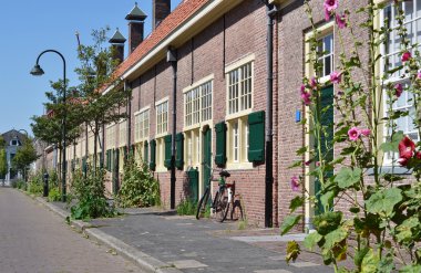 Hofje van Paauw in Delft. clipart