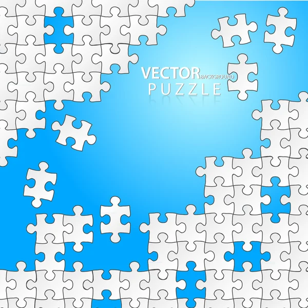 Puzzle pozadí — Stockový vektor