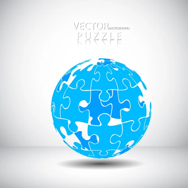Puzzle-Hintergrund — Stockvektor