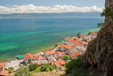 The Ohrid Lake clipart