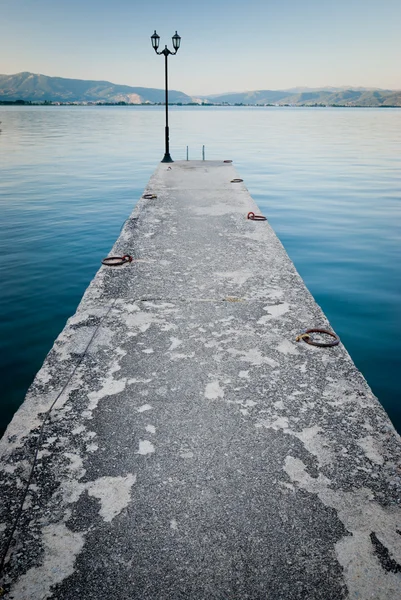 stock image A pier by the Ohrid Lake