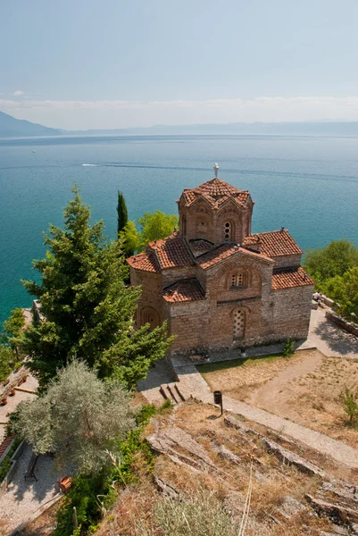 O lago Ohrid — Fotografia de Stock