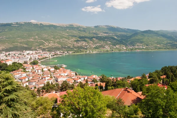 O lago Ohrid — Fotografia de Stock
