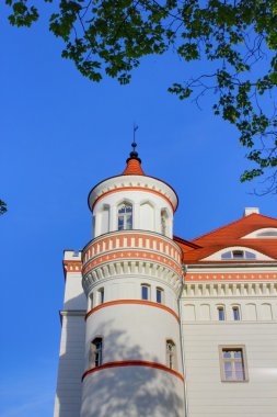 Tower at wojanow castle clipart