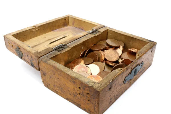 Caja de dinero vintage — Foto de Stock