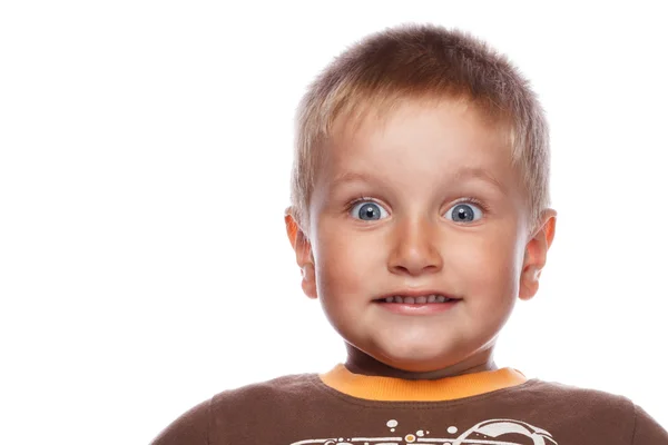 Emoční portrét dítěte — Stock fotografie