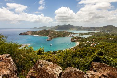 English Harbour Nelson's Dockyard Antigua Caribbean Tropical Lan clipart