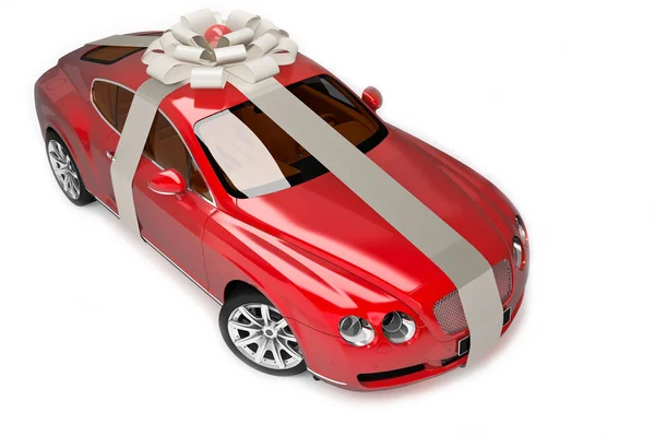 Kırmızı modern spor araba