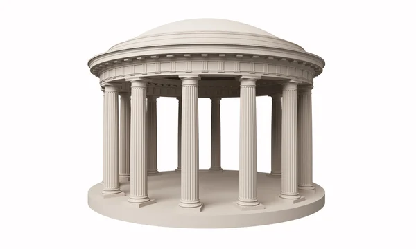 Rotunda classic, dórský řád — Stock fotografie