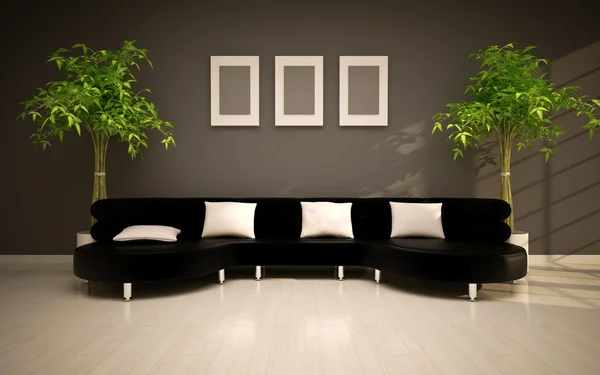 Minimal modern interior — Stock Photo, Image