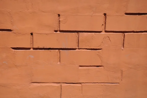 Una pared de ladrillo. Textura . — Foto de Stock