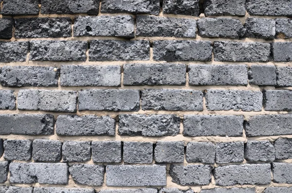 La consistenza di un muro di mattoni . — Foto Stock